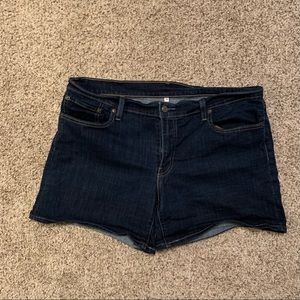 Denim shorts